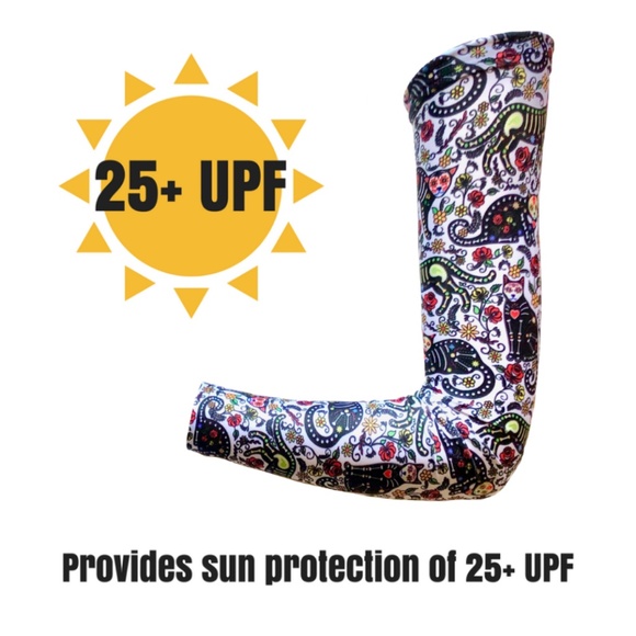 Printed Arm Sleeves /Arm Warmers /Sun Sleeves - Picture 8 of 9